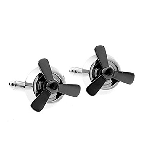 cute properller cufflinks airplan propeller cufflinks best gift for airforce men's jewelry (black)
cute properller cufflinks airplan propeller cufflinks best gift for airforce men's jewelry (black)