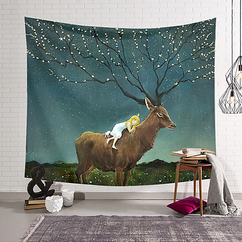 Wall Tapestry Art Decor Blanket Curtain Hanging Home Bedroom Living Room Decoration Polyester Elk
Wall Tapestry Art Decor Blanket Curtain Hanging Home Bedroom Living Room Decoration Polyester Elk