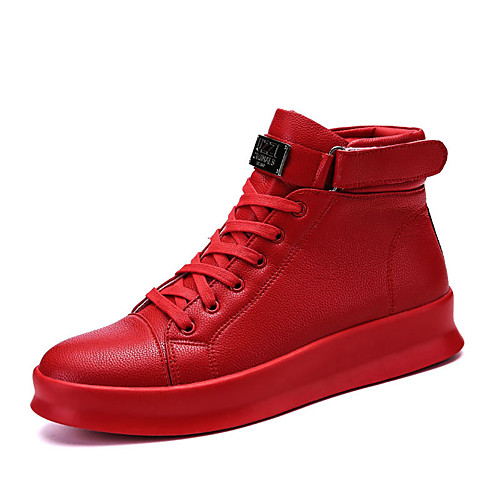 Men's Sneakers Casual Classic Preppy Daily Office & Career PU Breathable Non-slipping Wear Proof White Black Red Spring Summer
Men's Sneakers Casual Classic Preppy Daily Office & Career PU Breathable Non-slipping Wear Proof White Black Red Spring Summer