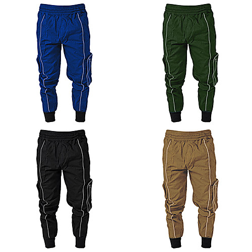 Men's Joggers Tactical Cargo Pants Street Bottoms Drawstring Pocket Reflective Strip Winter Fitness Gym Workout Running Jogging Exercise Moisture Wicking Breathable Soft Normal Sport Stripes Black
Men's Joggers Tactical Cargo Pants Street Bottoms Drawstring Pocket Reflective Strip Winter Fitness Gym Workout Running Jogging Exercise Moisture Wicking Breathable Soft Normal Sport Stripes Black