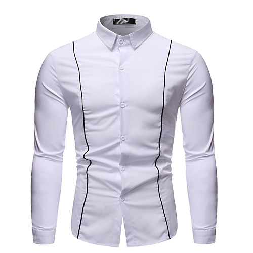Men's Shirt Other Prints Solid Colored Long Sleeve Daily Tops Cotton Business Basic White Black Wine
Men's Shirt Other Prints Solid Colored Long Sleeve Daily Tops Cotton Business Basic White Black Wine