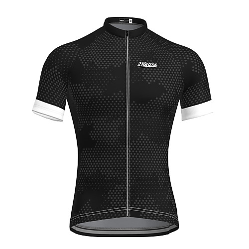 21Grams Men's Short Sleeve Cycling Jersey Nylon GrayWhite Polka Dot Camo / Camouflage Bike Jersey Top Mountain Bike MTB Road Bike Cycling Quick Dry Breathable Sports Clothing Apparel / Micro-elastic
21Grams Men's Short Sleeve Cycling Jersey Nylon GrayWhite Polka Dot Camo / Camouflage Bike Jersey Top Mountain Bike MTB Road Bike Cycling Quick Dry Breathable Sports Clothing Apparel / Micro-elastic