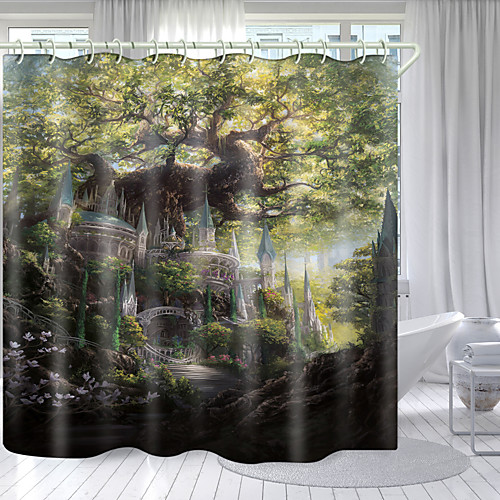 Old Tree Castle Digital Printing Shower Curtain Shower Curtains Hooks Modern Polyester New Design
Old Tree Castle Digital Printing Shower Curtain Shower Curtains Hooks Modern Polyester New Design