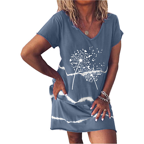 2021 cross-border european and american women's clothing aliexpress amazon j gradient printing dandelion casual v-neck short-sleeved dress
2021 cross-border european and american women's clothing aliexpress amazon j gradient printing dandelion casual v-neck short-sleeved dress