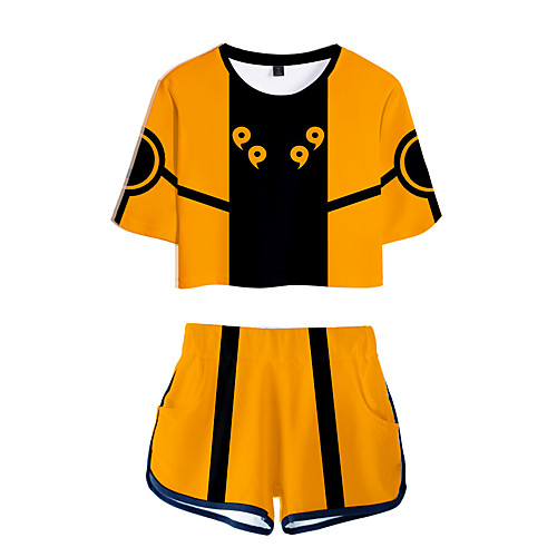 Inspired by Naruto Naruto Uzumaki Cosplay Costume Outfits Terylene Color Block 2 Piece Printing Shorts For Women's / Men's
Inspired by Naruto Naruto Uzumaki Cosplay Costume Outfits Terylene Color Block 2 Piece Printing Shorts For Women's / Men's