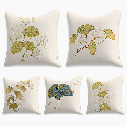 Double Side Cushion Cover 5PC Linen Soft Decorative Square Throw Pillow Cover Cushion Case Pillowcase for Sofa Bedroom 45 x 45 cm (18 x 18 Inch) Superior Quality Machine Washable Print Plant
Double Side Cushion Cover 5PC Linen Soft Decorative Square Throw Pillow Cover Cushion Case Pillowcase for Sofa Bedroom 45 x 45 cm (18 x 18 Inch) Superior Quality Machine Washable Print Plant