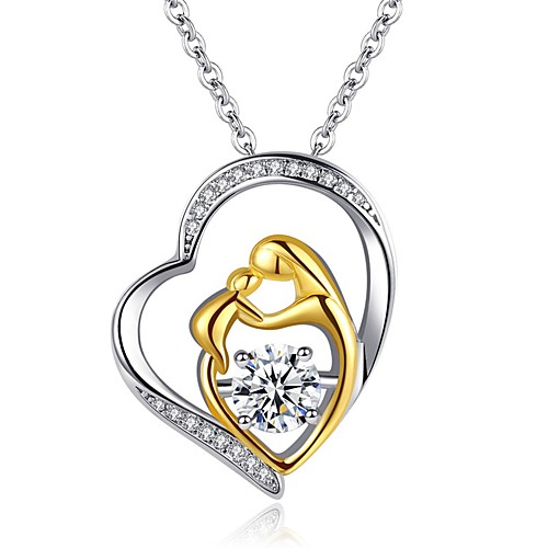 Women's Pendant Necklace Classic New Baby Heart Simple Alloy Picture color Silver 50 cm Necklace Jewelry 1pc For Festival
Women's Pendant Necklace Classic New Baby Heart Simple Alloy Picture color Silver 50 cm Necklace Jewelry 1pc For Festival