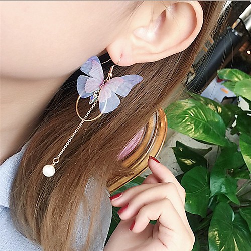 Butterfly Earrings Mismatch Earrings Animal Stylish Sweet Earrings Jewelry Gold For Date Festival 1 Pair
Butterfly Earrings Mismatch Earrings Animal Stylish Sweet Earrings Jewelry Gold For Date Festival 1 Pair