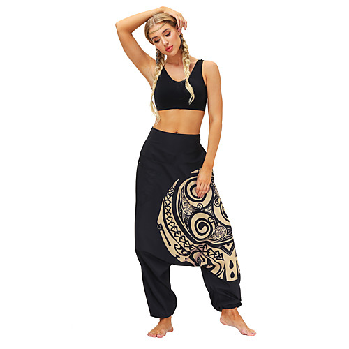 Women's Men's Yoga Pants Harem Pocket Bloomers Bottoms Quick Dry Breathable Black Yoga Fitness Gym Workout Sports Activewear / Casual / Athleisure
Women's Men's Yoga Pants Harem Pocket Bloomers Bottoms Quick Dry Breathable Black Yoga Fitness Gym Workout Sports Activewear / Casual / Athleisure