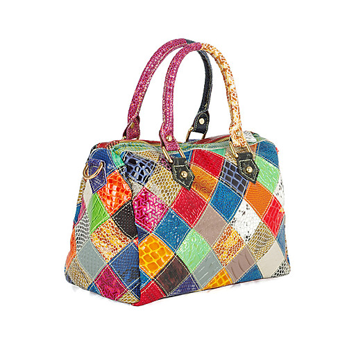 cross-border source wholesale leather handbags, new style cowhide snake pattern leather color stitching messenger ladies handbags
cross-border source wholesale leather handbags, new style cowhide snake pattern leather color stitching messenger ladies handbags