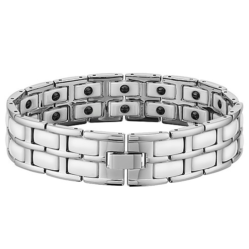 magnet bracelet jewelry titanium steel with ceramic double row ochre bracelet boys wide jewelry
magnet bracelet jewelry titanium steel with ceramic double row ochre bracelet boys wide jewelry