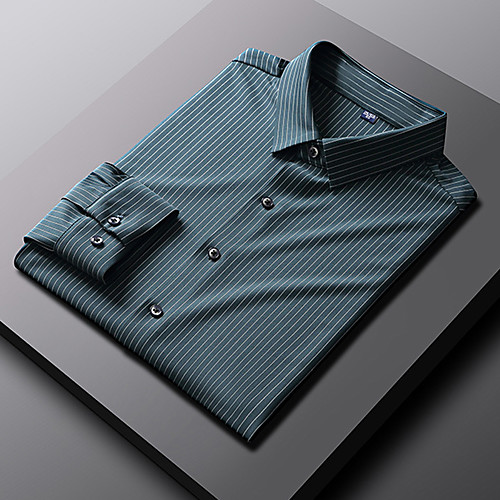 Men's Shirt Striped Solid Colored Button-Down Long Sleeve Casual Tops Business Formal Casual Blue-Green Black Blue
Men's Shirt Striped Solid Colored Button-Down Long Sleeve Casual Tops Business Formal Casual Blue-Green Black Blue