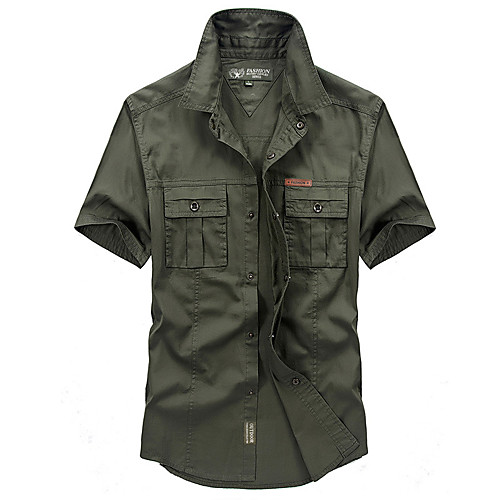 Men's Hiking Shirt / Button Down Shirts Fishing Shirt Outdoor Quick Dry Lightweight Breathable Sweat wicking Jacket Shirt Top Fishing Climbing Running khaki Navy Blue Army Green / Short Sleeve
Men's Hiking Shirt / Button Down Shirts Fishing Shirt Outdoor Quick Dry Lightweight Breathable Sweat wicking Jacket Shirt Top Fishing Climbing Running khaki Navy Blue Army Green / Short Sleeve