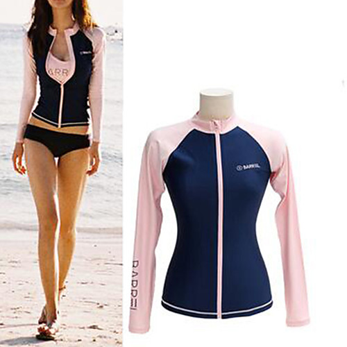 Women's Diving Rash Guard Spandex Swimwear Quick Dry Breathable Long Sleeve Front Zip - Swimming Diving Surfing Patchwork Autumn / Fall Spring Summer
Women's Diving Rash Guard Spandex Swimwear Quick Dry Breathable Long Sleeve Front Zip - Swimming Diving Surfing Patchwork Autumn / Fall Spring Summer