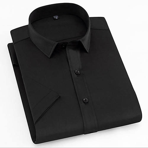 Men's Shirt Other Prints Solid Colored Short Sleeve Daily Tops Business Basic White Black Purple
Men's Shirt Other Prints Solid Colored Short Sleeve Daily Tops Business Basic White Black Purple