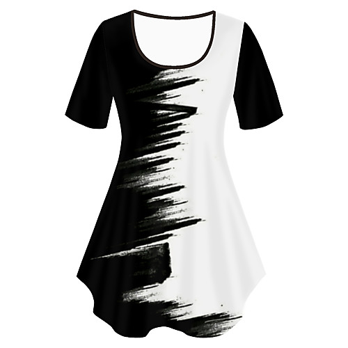 Women's Plus Size Print Graphic T shirt Large Size Crewneck Short Sleeve Basic Tops XL XXL 3XL Black Big Size
Women's Plus Size Print Graphic T shirt Large Size Crewneck Short Sleeve Basic Tops XL XXL 3XL Black Big Size