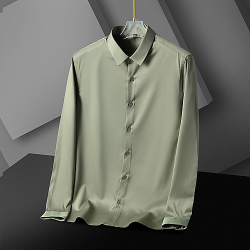 Men's Shirt Solid Colored Button-Down Long Sleeve Casual Tops Business Formal Casual White Black Blue
Men's Shirt Solid Colored Button-Down Long Sleeve Casual Tops Business Formal Casual White Black Blue