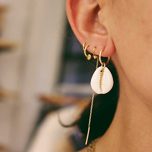 Women's Earrings Earrings Set Vintage Style Shell Fashion Vintage Classic Trendy Boho Earrings Jewelry Gold For Party Evening Street Gift Vacation Festival 1pack
Women's Earrings Earrings Set Vintage Style Shell Fashion Vintage Classic Trendy Boho Earrings Jewelry Gold For Party Evening Street Gift Vacation Festival 1pack