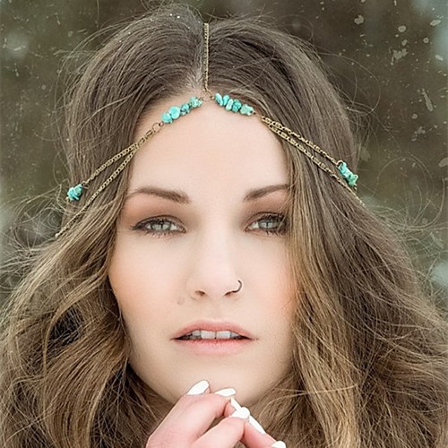 Classic Retro Alloy Headpiece with Chain 1 Piece Special Occasion / Party / Evening Headpiece
Classic Retro Alloy Headpiece with Chain 1 Piece Special Occasion / Party / Evening Headpiece