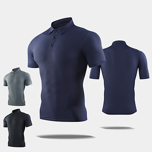 Men's Short Sleeve Running Shirt Tee Tshirt Polo Shirts Athletic Athleisure Summer Elastane Breathable Sweat wicking Yoga Fitness Tennis Golf Jogging Sportswear Solid Colored Plus Size Black Blue Gray
Men's Short Sleeve Running Shirt Tee Tshirt Polo Shirts Athletic Athleisure Summer Elastane Breathable Sweat wicking Yoga Fitness Tennis Golf Jogging Sportswear Solid Colored Plus Size Black Blue Gray