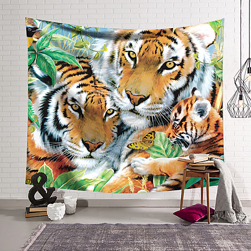 Wall Tapestry Art Decor Blanket Curtain Hanging Home Bedroom Living Room Decoration Polyester A Lot of Tigers
Wall Tapestry Art Decor Blanket Curtain Hanging Home Bedroom Living Room Decoration Polyester A Lot of Tigers