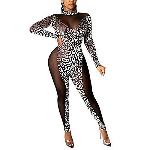 gemeiq women's sexy bodycon jumpsuits velvet mesh see through leopard print long sleeve zipper skinny pants party romper
gemeiq women's sexy bodycon jumpsuits velvet mesh see through leopard print long sleeve zipper skinny pants party romper