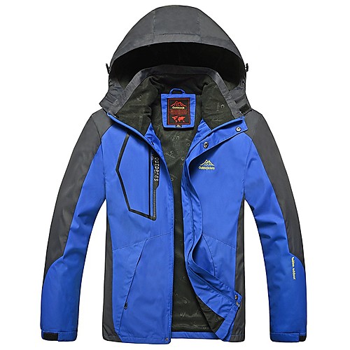 Men's Hiking Jacket Outdoor Patchwork Waterproof Windproof Breathable Anti-tear Top Full Length Visible Zipper Fishing Climbing Camping / Hiking / Caving Black Red Army Green Blue Dark Navy
Men's Hiking Jacket Outdoor Patchwork Waterproof Windproof Breathable Anti-tear Top Full Length Visible Zipper Fishing Climbing Camping / Hiking / Caving Black Red Army Green Blue Dark Navy