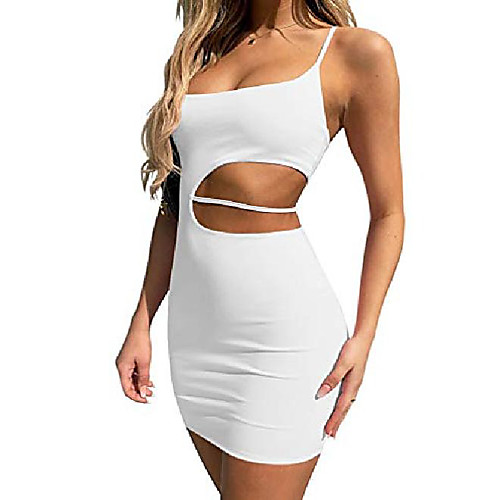 xxtaxn women's sexy sleeveless spaghetti strap lace up cutout party mini dress white
xxtaxn women's sexy sleeveless spaghetti strap lace up cutout party mini dress white
