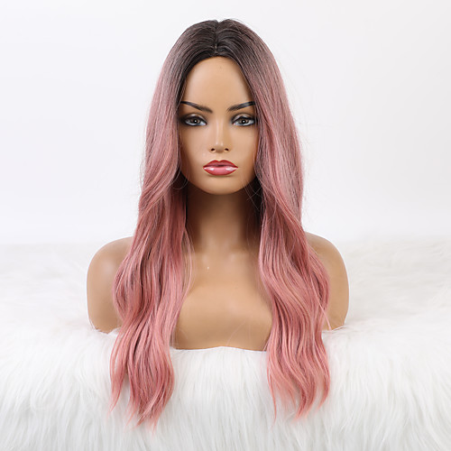 Synthetic Wig Body Wave Neat Bang Wig Long Dark Brown / Light Brown Synthetic Hair 24 inch Women's Fashionable Design Women Ombre Hair Brown
Synthetic Wig Body Wave Neat Bang Wig Long Dark Brown / Light Brown Synthetic Hair 24 inch Women's Fashionable Design Women Ombre Hair Brown