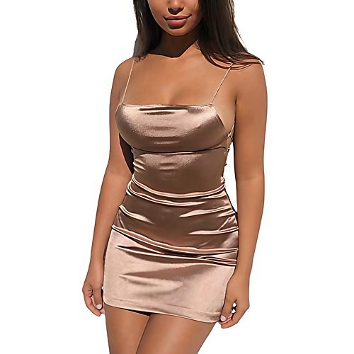 sexy backless lace up dress for women causal spaghetti strap bodycon ruched mini dress (champagne, m)
sexy backless lace up dress for women causal spaghetti strap bodycon ruched mini dress (champagne, m)
