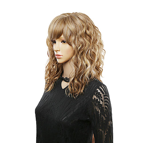 Curly Synthetic Wigs With Free Side Bangs Medium Length Heat Resistant Fiber Cosplay Wig For Africa American women
Curly Synthetic Wigs With Free Side Bangs Medium Length Heat Resistant Fiber Cosplay Wig For Africa American women