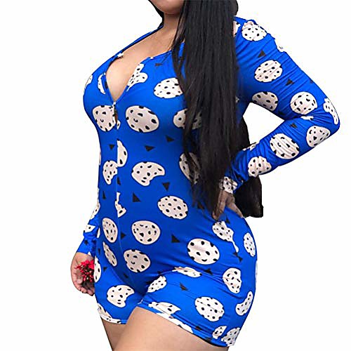 plus size womens onesies sleepwear long sleeve bodycon rompers overall pajamas (pizza, 5xl)
plus size womens onesies sleepwear long sleeve bodycon rompers overall pajamas (pizza, 5xl)