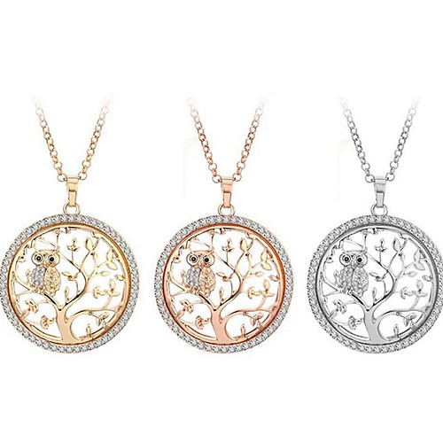 Women's Pendant Necklace Owl Artistic Modern Alloy Rose Gold Gold Silver 605 cm Necklace Jewelry 1pc For Festival
Women's Pendant Necklace Owl Artistic Modern Alloy Rose Gold Gold Silver 605 cm Necklace Jewelry 1pc For Festival