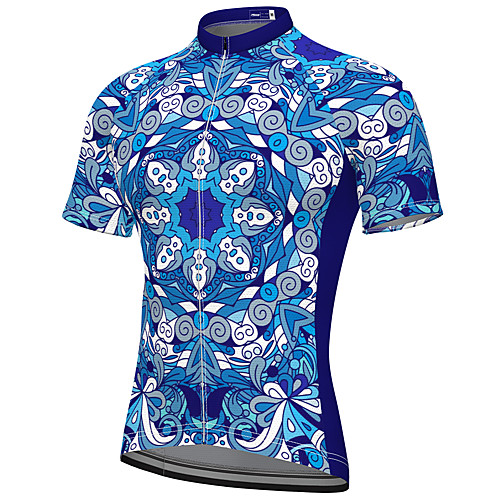 21Grams Men's Short Sleeve Cycling Jersey Spandex Blue Bike Top Mountain Bike MTB Road Bike Cycling Breathable Quick Dry Sports Clothing Apparel / Athleisure
21Grams Men's Short Sleeve Cycling Jersey Spandex Blue Bike Top Mountain Bike MTB Road Bike Cycling Breathable Quick Dry Sports Clothing Apparel / Athleisure