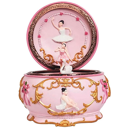 Music Box Carousel Music Box Ballerina Girl 1 pcs Gift Music & Light Color Changing Resin For Kid's Adults' Boys and Girls
Music Box Carousel Music Box Ballerina Girl 1 pcs Gift Music & Light Color Changing Resin For Kid's Adults' Boys and Girls