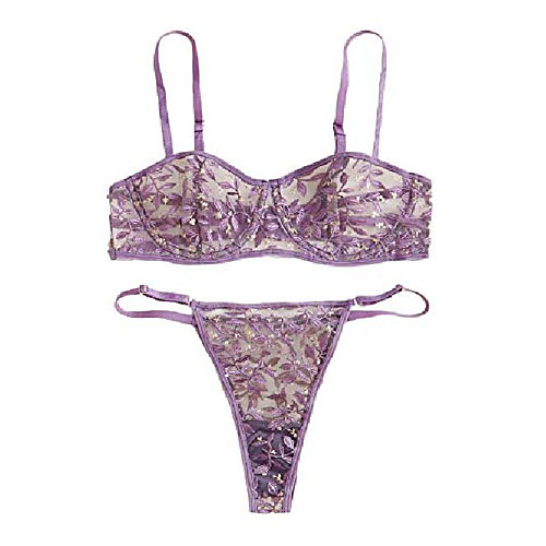 soly hux women's embroidered mesh underwire bralette bra and panty lingerie set purple l
soly hux women's embroidered mesh underwire bralette bra and panty lingerie set purple l