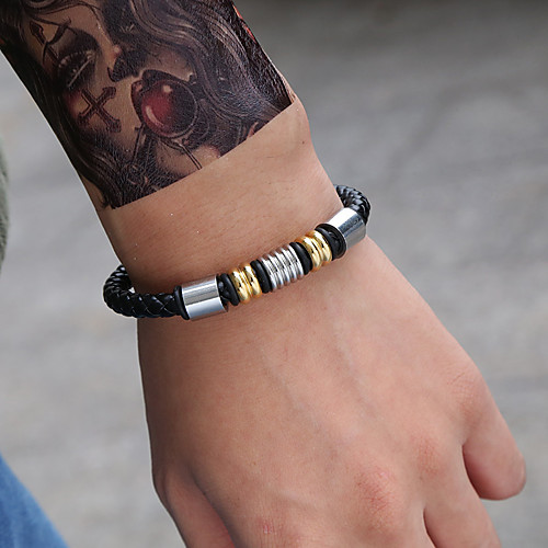 stainless steel men's leather bracelets punk bracelets men's jewelry bracelets
stainless steel men's leather bracelets punk bracelets men's jewelry bracelets