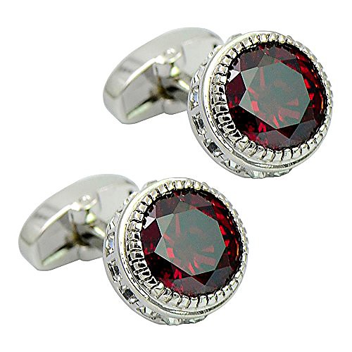 daptsy luxury round engraved red crystal cufflinks, rhinestone whale back cufflinks, elegant shiny cufflinks
daptsy luxury round engraved red crystal cufflinks, rhinestone whale back cufflinks, elegant shiny cufflinks