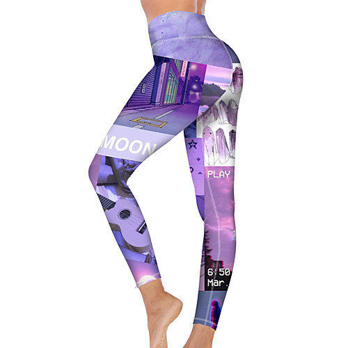 21Grams Women's High Waist Yoga Pants Cropped Leggings Tummy Control Butt Lift Breathable Purple Fitness Gym Workout Running Sports Activewear High Elasticity
21Grams Women's High Waist Yoga Pants Cropped Leggings Tummy Control Butt Lift Breathable Purple Fitness Gym Workout Running Sports Activewear High Elasticity