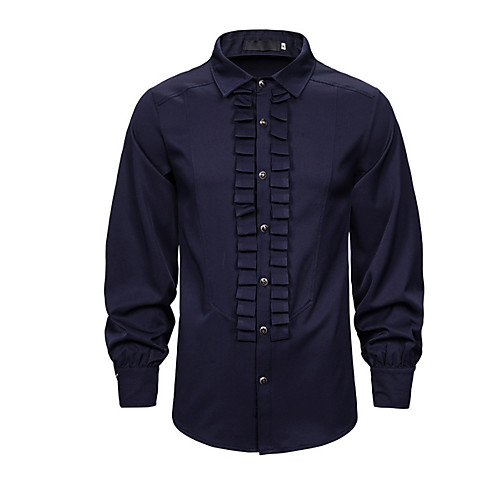Men's Shirt non-printing Solid Colored Long Sleeve Daily Tops Basic Vintage White Black Red
Men's Shirt non-printing Solid Colored Long Sleeve Daily Tops Basic Vintage White Black Red