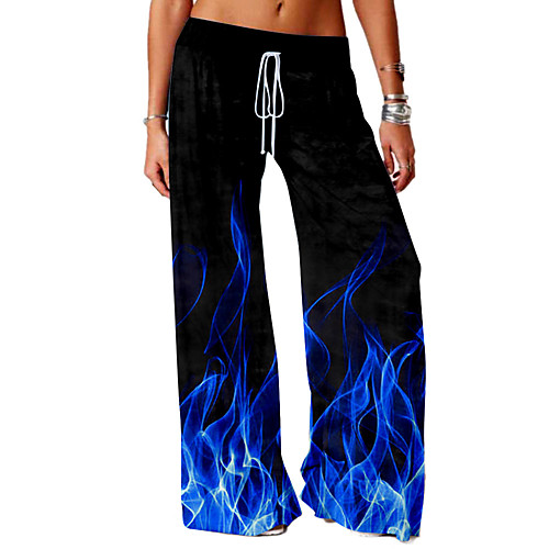 Women's Basic Soft Comfort Daily Home Chinos Pants Graphic Flame Full Length Elastic Drawstring Design Print Blue Purple Red Yellow Green
Women's Basic Soft Comfort Daily Home Chinos Pants Graphic Flame Full Length Elastic Drawstring Design Print Blue Purple Red Yellow Green