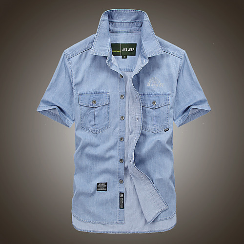 Men's Hiking Shirt / Button Down Shirts Fishing Shirt Outdoor Quick Dry Lightweight Breathable Sweat wicking Jacket Shirt Top Fishing Climbing Running Light Blue Navy Blue / Short Sleeve
Men's Hiking Shirt / Button Down Shirts Fishing Shirt Outdoor Quick Dry Lightweight Breathable Sweat wicking Jacket Shirt Top Fishing Climbing Running Light Blue Navy Blue / Short Sleeve