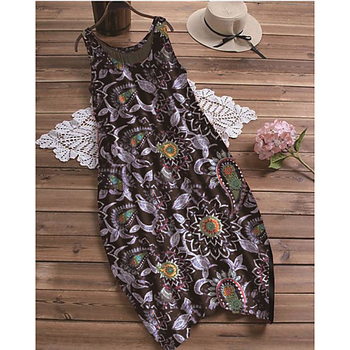 Women's Plus Size Dresses Strap Dress Maxi long Dress Sleeveless Floral Graphic Summer L XL XXL XXXL 4XL / Holiday
Women's Plus Size Dresses Strap Dress Maxi long Dress Sleeveless Floral Graphic Summer L XL XXL XXXL 4XL / Holiday