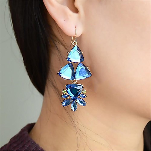 Women's Hoop Earrings Geometrical Petal Stylish Trendy Earrings Jewelry Blue For Party Wedding 1 Pair
Women's Hoop Earrings Geometrical Petal Stylish Trendy Earrings Jewelry Blue For Party Wedding 1 Pair
