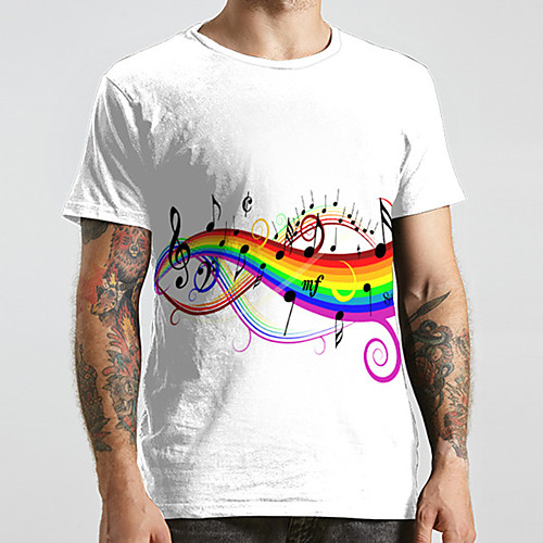 Men's Unisex Tee T shirt 3D Print Symbol Graphic Prints Plus Size Print Short Sleeve Casual Tops Fashion Designer Big and Tall White
Men's Unisex Tee T shirt 3D Print Symbol Graphic Prints Plus Size Print Short Sleeve Casual Tops Fashion Designer Big and Tall White