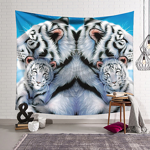 Wall Tapestry Art Decor Blanket Curtain Hanging Home Bedroom Living Room Decoration Polyester White Tiger
Wall Tapestry Art Decor Blanket Curtain Hanging Home Bedroom Living Room Decoration Polyester White Tiger