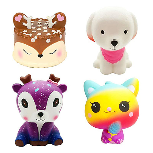 4 PCS Jumbo Squishies Slow Rising Toys Kawaii Deer Cake Pink Dog Galaxy DeerIce Cream Cat Squishys Pack for Kids Stress Reliever Toy and Party Favors
4 PCS Jumbo Squishies Slow Rising Toys Kawaii Deer Cake Pink Dog Galaxy DeerIce Cream Cat Squishys Pack for Kids Stress Reliever Toy and Party Favors