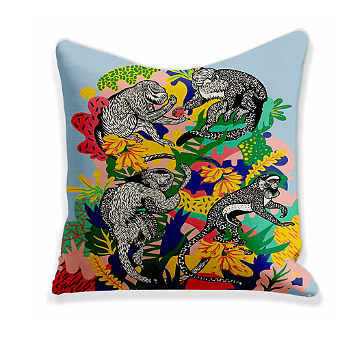 Cushion Cover 1PC Linen Soft Decorative Square Throw Pillow Cover Cushion Case Pillowcase for Sofa Bedroom 45 x 45 cm (18 x 18 Inch) Animals Superior Quality Machine Washable
Cushion Cover 1PC Linen Soft Decorative Square Throw Pillow Cover Cushion Case Pillowcase for Sofa Bedroom 45 x 45 cm (18 x 18 Inch) Animals Superior Quality Machine Washable