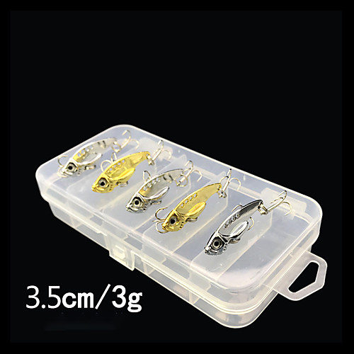 5 pcs Lure kit Fishing Lures Vibration / VIB Bass Trout Pike Lure Fishing
5 pcs Lure kit Fishing Lures Vibration / VIB Bass Trout Pike Lure Fishing