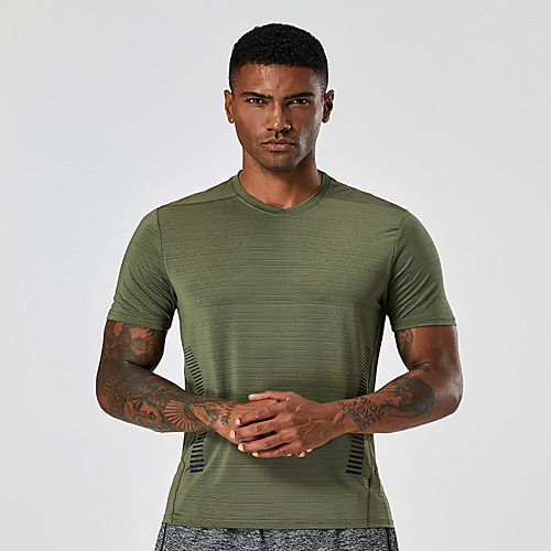 Men's Tee / T-shirt Stripe Crew Neck Stripes Sport Athleisure T Shirt Top Short Sleeves Breathable Moisture Wicking Soft Comfortable Exercise & Fitness Running Everyday Use Casual Daily Outdoor
Men's Tee / T-shirt Stripe Crew Neck Stripes Sport Athleisure T Shirt Top Short Sleeves Breathable Moisture Wicking Soft Comfortable Exercise & Fitness Running Everyday Use Casual Daily Outdoor